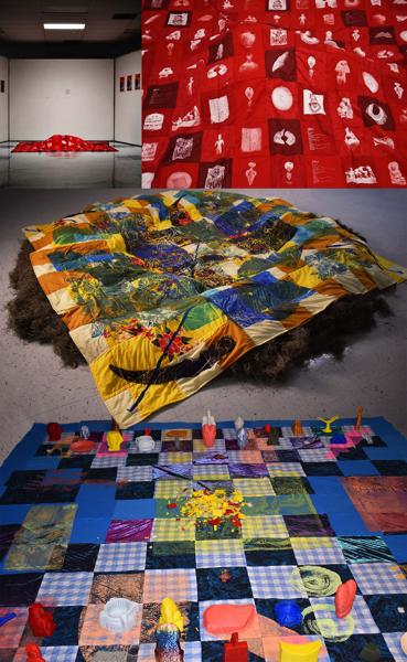 Stolen Object Quilts [1-RED, 2-YELLOW, 3-BLUE]