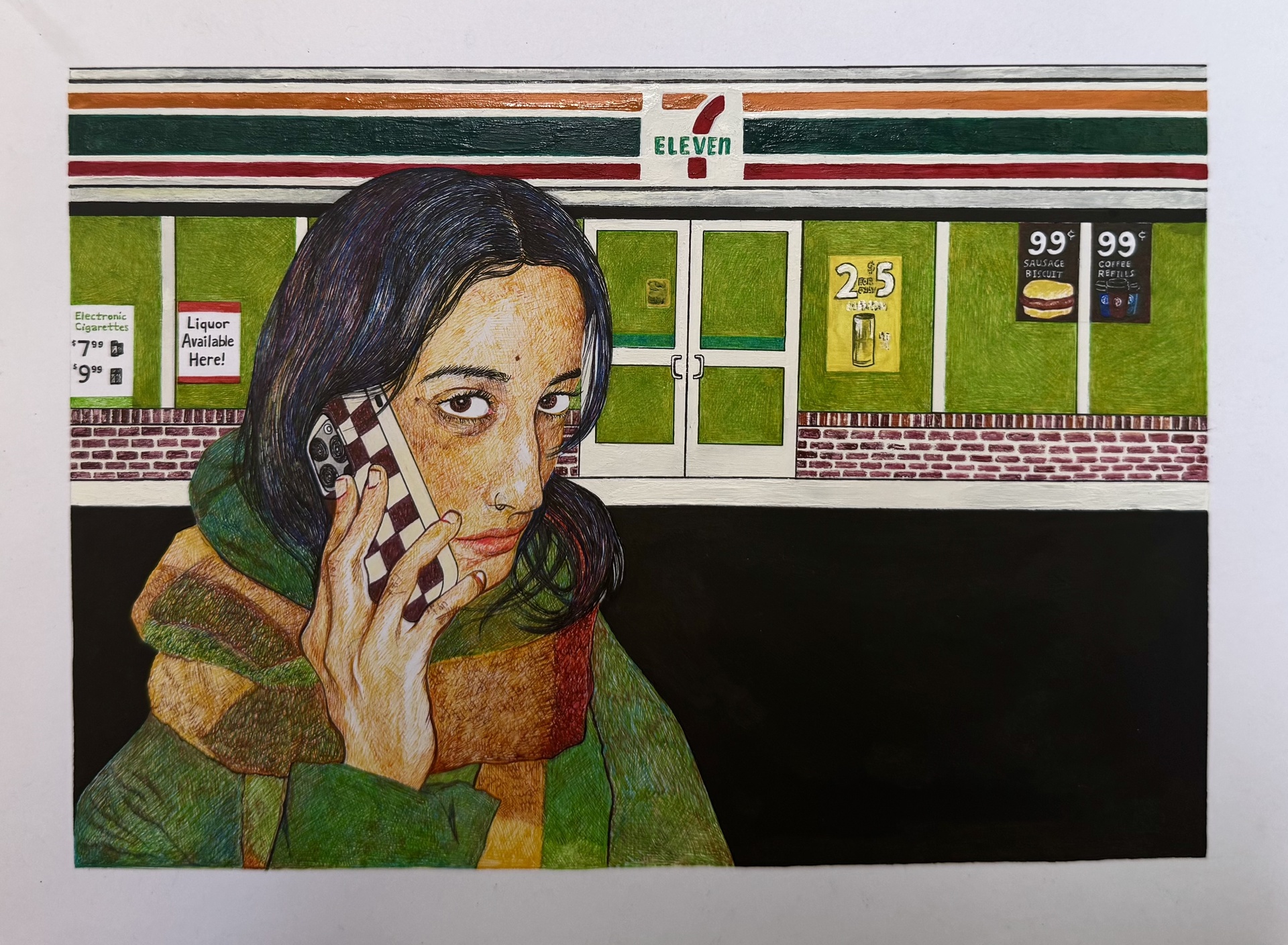 Self-Portrait at 7-Eleven