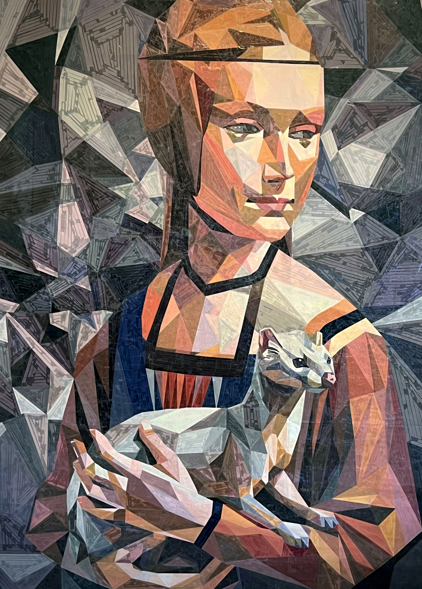 Lady With An Ermine Tape Work